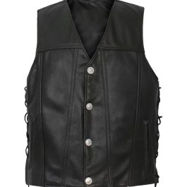 Men Buffalo Nickel Snap Vest