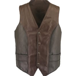 Men Vintage Leather Vest