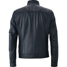 Men Blue Cavallino Rampante Bomber Jacket