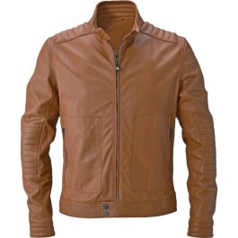 Men Brown Cavallino Rampante Bomber Jacket