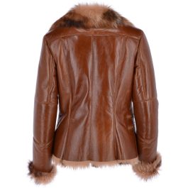 Ladies Toscana Glazed Biker Jacket