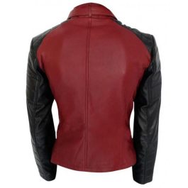 Red & Black Leather Jacket